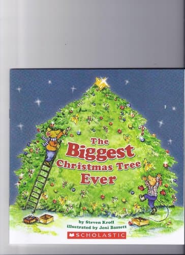 Book cover for The Biggest Christmas Tree Ever by Kroll, Steven