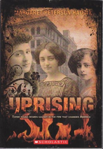 Book cover for Uprising: Three Young Women Caught in the Fire That Changed America by Margaret Peterson Haddix