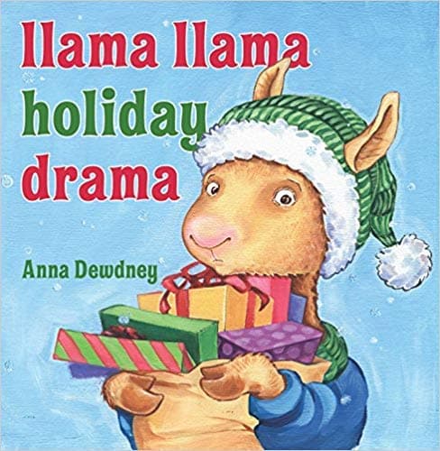 Book cover for Llama Llama Holiday Drama by Dewdney, Anna