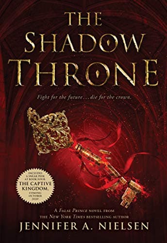 Book cover for The Shadow Throne (The Ascendance Series, Book 3) by Nielsen, Jennifer A.