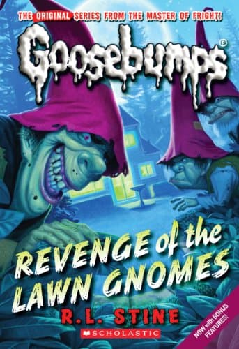 Book cover for Revenge of the Lawn Gnomes (Classic Goosebumps #19) (19) by Stine, R. L.