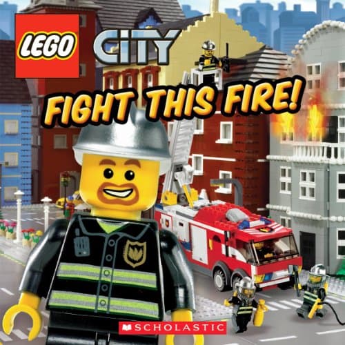 Book cover for Fight This Fire! (LEGO City) by Steele, Michael Anthony