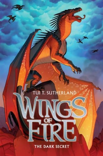 Book cover for The Dark Secret (Wings of Fire #4) (4) by Sutherland, Tui T.