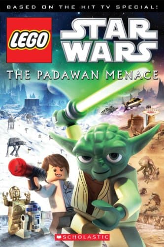 Book cover for LEGO Star Wars: The Padawan Menace by Landers, Ace