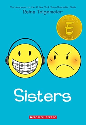 Book cover for Sisters: A Graphic Novel by Telgemeier, Raina