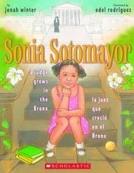 Book cover for Sonia Sotomayor by Jonah Winter