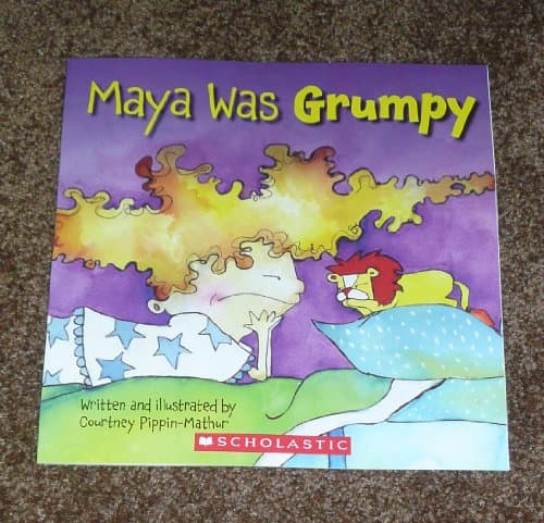 Book cover for Maya Was Grumpy by Pippin-Mathur, Courtney