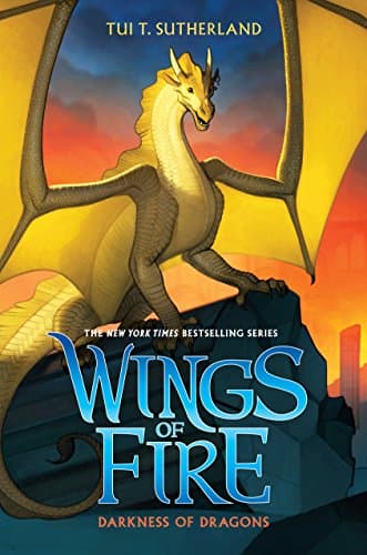 Book cover for Darkness of Dragons (Wings of Fire #10) by Sutherland, Tui T.
