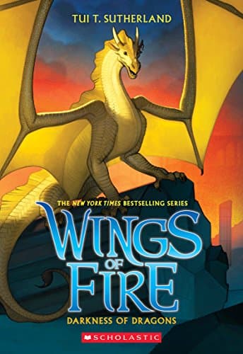 Book cover for Darkness of Dragons (Wings of Fire #10) (10) by Sutherland, Tui T.