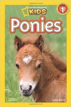 Book cover for National Geographic Kids Ponies By Laura Marsh [Level 1 Reader] [Paperback] by Laura Marsh