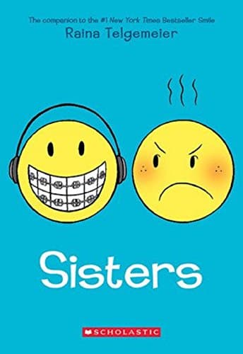 Book cover for Sisters By Raina Telgemeier [Paperback] by Raina Telgemeier (2014-05-03) by Raina Telgemeier