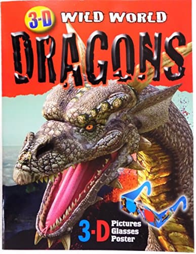 Book cover for 3D Wild World: Dragons by Regan, Lisa