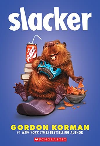 Book cover for Slacker by Korman, Gordon