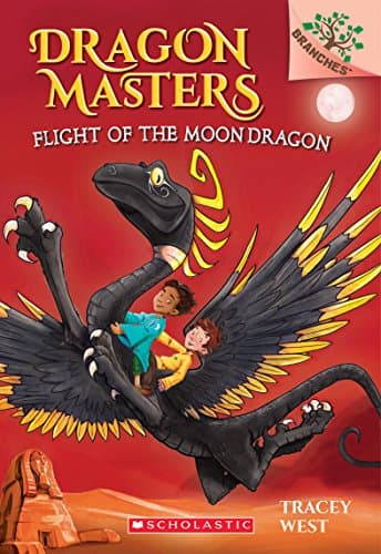 Book cover for Flight of the Moon Dragon (Dragon Masters, 6) by West, Tracey