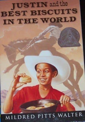 Book cover for Justin and the Best Biscuits in the World: Trade Novel Grade 4 (Journeys) by Reading
