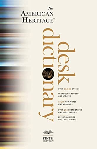 The American Heritage Desk Dictionary, Fifth Edition