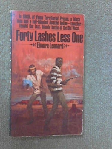 Book cover for FORTY LASHES LESS ONE. by Leonard, Elmore.