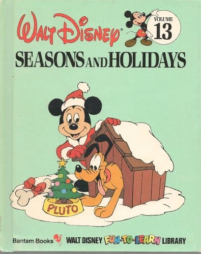 Book cover for Seasons and Holidays (Disney's Fun to Learn Ser) by martha-banta