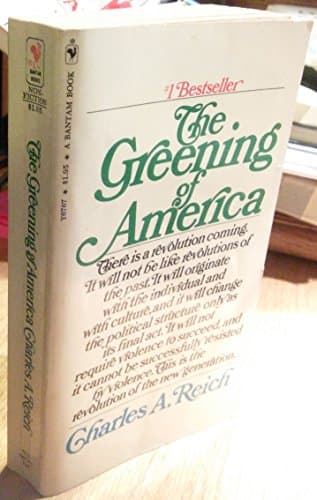 Book cover for The Greening of America by Charles A. Reich