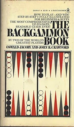 Book cover for Backgammon Book by Oswald Jacoby