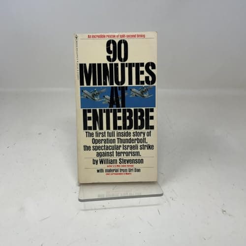 Book cover for 90 minutes at Entebbe by Stevenson, William