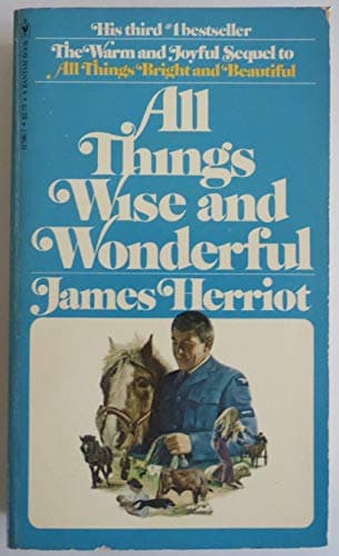 Book cover for All Things Wise and Wonderful by James Herriot