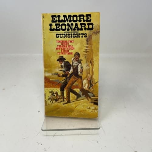 Book cover for Gunsights by Leonard, Elmore