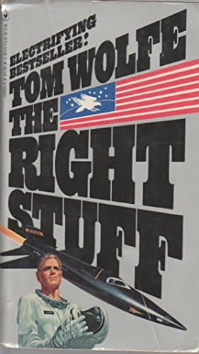 Book cover for The right stuff by Wolfe, Tom