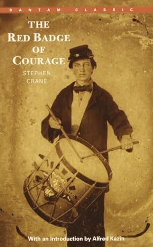 Book cover for The Red Badge of Courage (Bantam Classics) by Stephen Crane