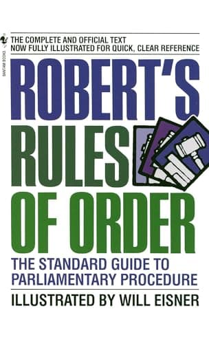 Book cover for Robert's Rules of Order: The Standard Guide to Parliamentary Procedure by Eisner, Will