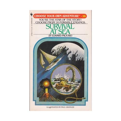 Book cover for Survival at Sea (Choose Your Own Adventure 16) by Packard, Edward