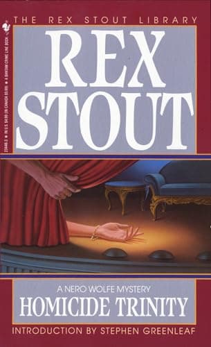 Book cover for Homicide Trinity (Nero Wolfe) by Stout, Rex