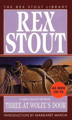 Book cover for Three at Wolfe's Door (Nero Wolfe) by Rex Stout