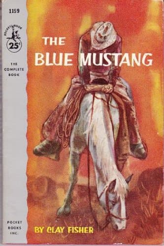Book cover for The Blue Mustang by Will Henry
