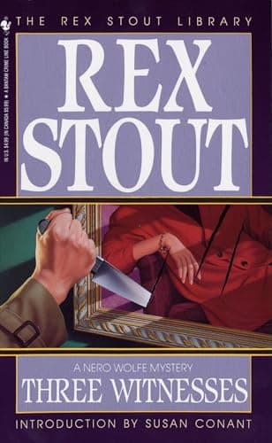 Book cover for Three Witnesses (Nero Wolfe) by Stout, Rex