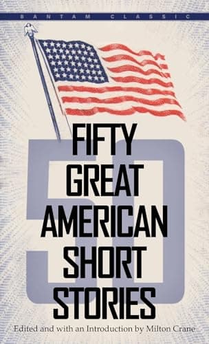 Book cover for Fifty Great American Short Stories by Crane, Milton