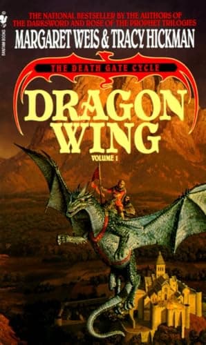 Book cover for Dragon Wing (The Death Gate Cycle, Book 1) by Margaret Weis