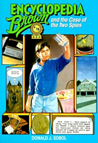 Book cover for Encyclopedia Brown and the Case of the Two Spies by Sobol, Donald J.