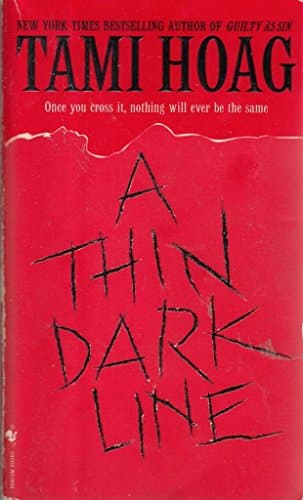 Book cover for A Thin Dark Line by Hoag, Tami