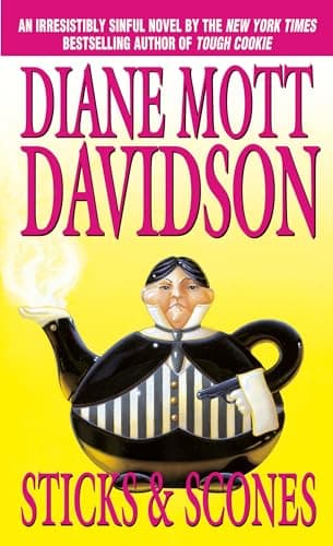 Book cover for Sticks & Scones (Goldy Culinary Mysteries, Book 10) by Davidson, Diane Mott