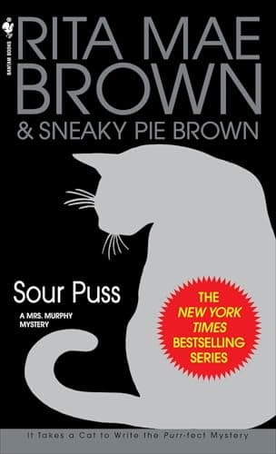 Book cover for Sour Puss: A Mrs. Murphy Mystery by Brown, Rita Mae