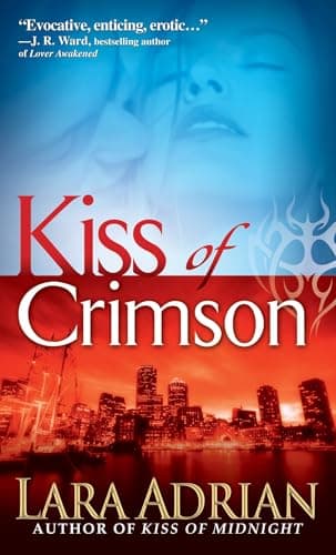 Book cover for Kiss of Crimson (The Midnight Breed, Book 2) by Adrian, Lara