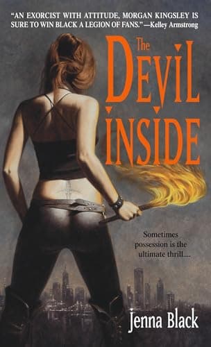 Book cover for The Devil Inside (Morgan Kingsley, Exorcist, Book 1) by Black, Jenna