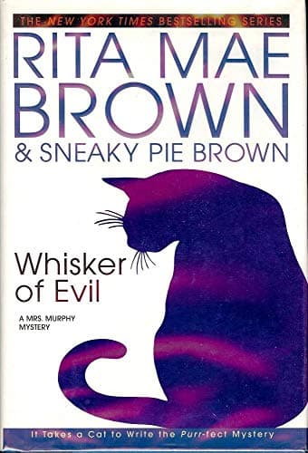 Book cover for Whisker of Evil: A Mrs. Murphy Mystery by Brown, Rita Mae