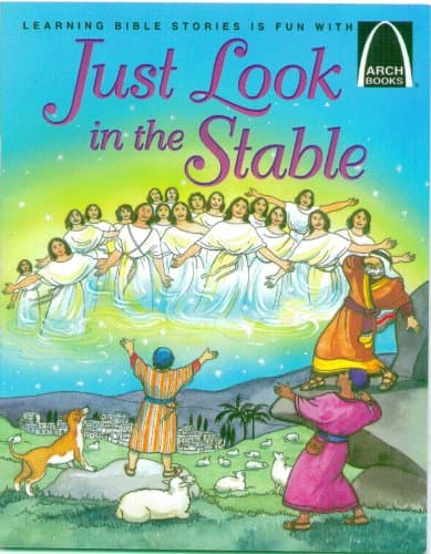 Book cover for Just Look in the Stable - Arch Books by Tangvald, Christine Harder