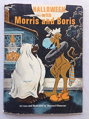 Book cover for Halloween With Morris and Boris by Bernard Wiseman