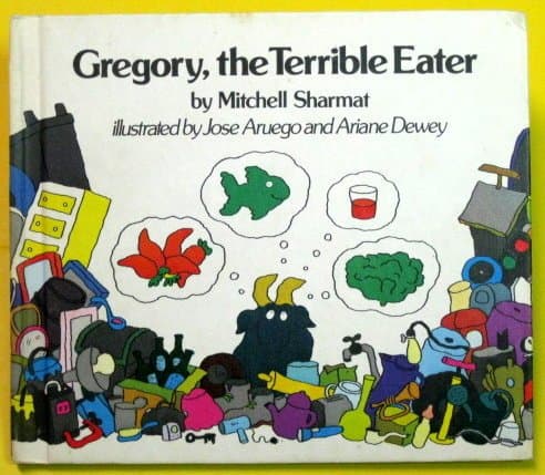 Book cover for Gregory, the Terrible Eater by Mitchell Sharmat