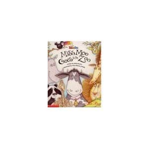 Book cover for Miss Moo Goes to the Zoo by Graves, Kelly