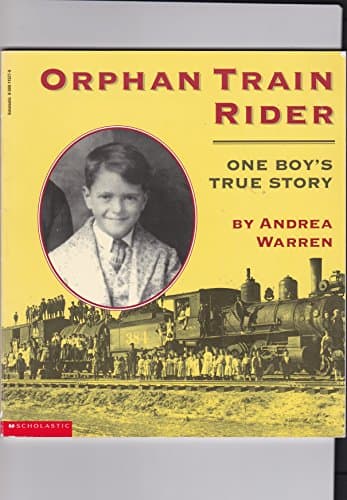 Book cover for Orphan train rider: One boy's true story by Warren, Andrea