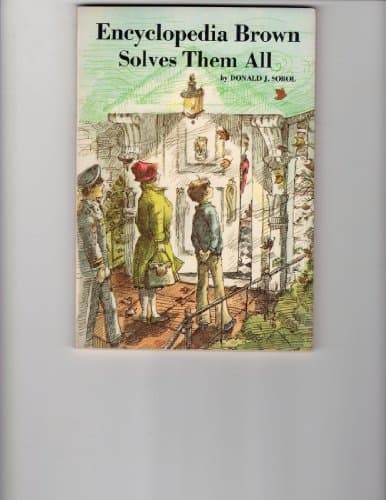 Book cover for Encyclopedia Brown Solves Them All by sobol, donald j.